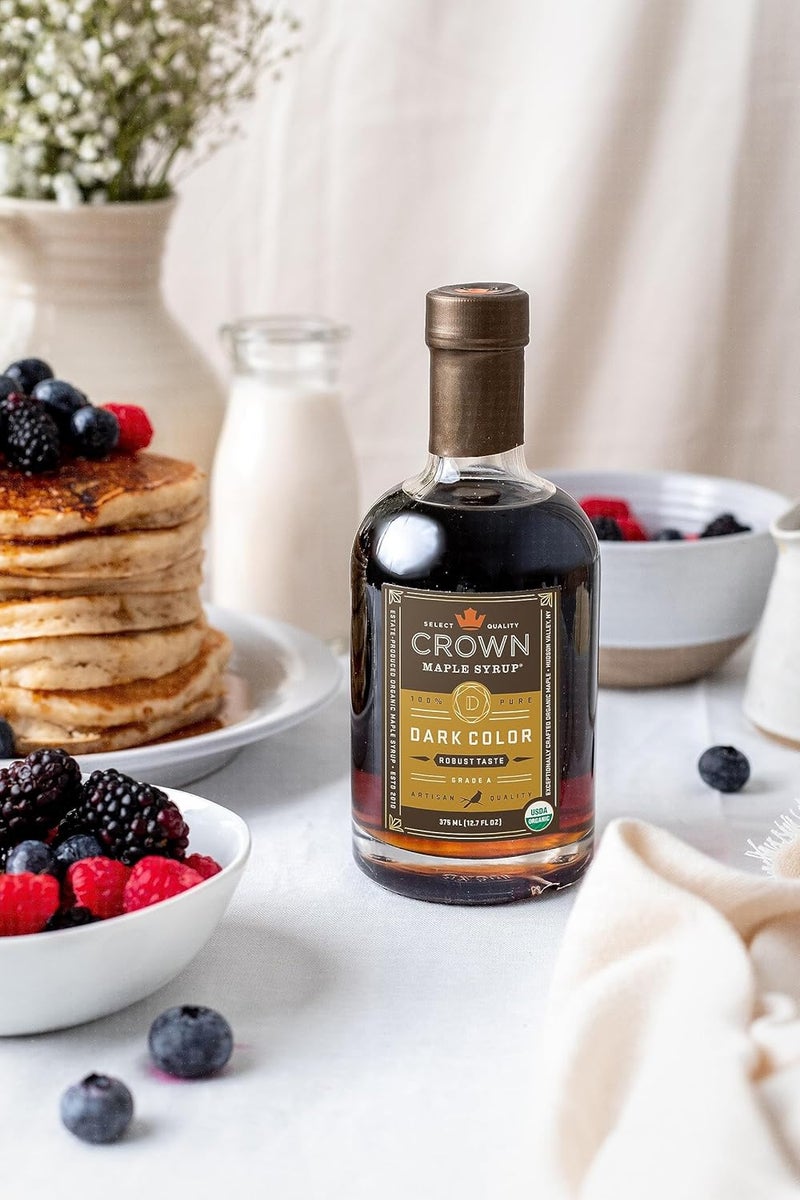 Crown Maple Dark Color Organic Maple Syrup - 12.7 Fl Oz - Image 3